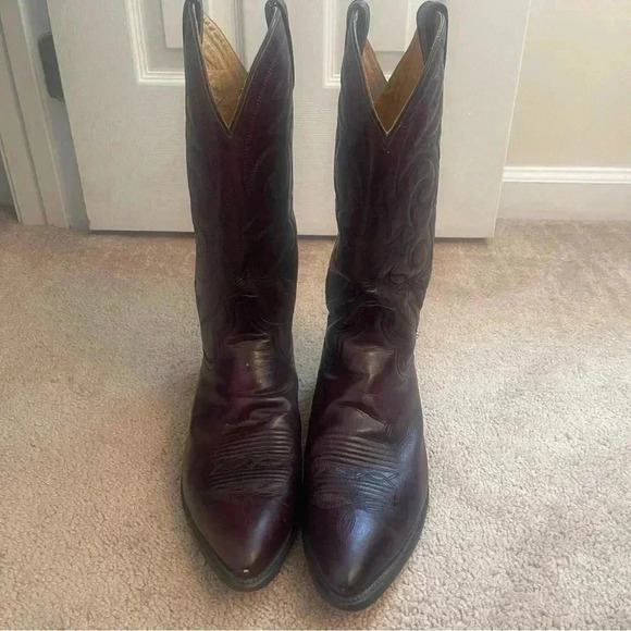 Men’s size 12 D Acme leather cowboy boots. Beautiful! - Picture 12 of 16
